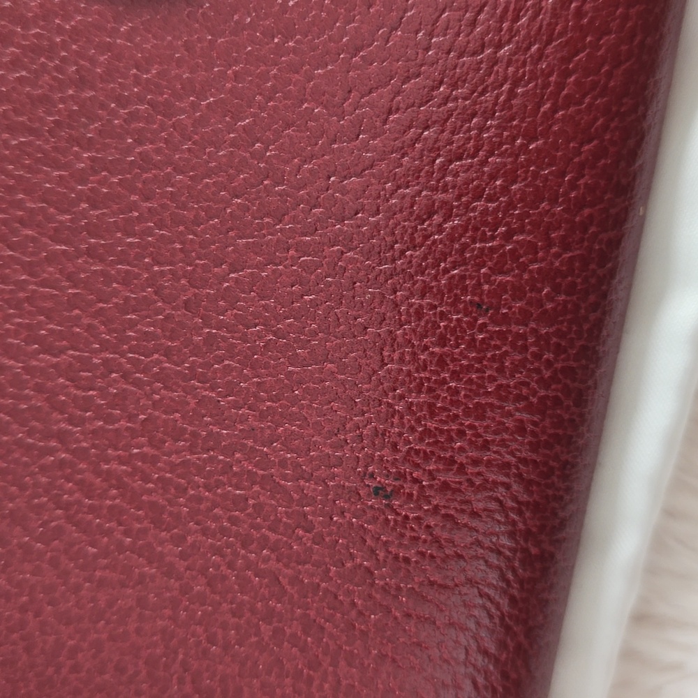 Gucci Vintage Burgundy Leather Long Wallet with COA, EUC - Picture 13 of 13